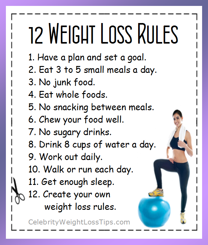 12 weight loss rules