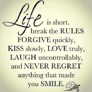 Life Is Short Quotegraphic