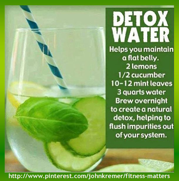 Detox Water Recipe: Detox Water flushes out impurities and helps you maintain a flat belly.