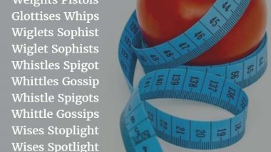 Weight Loss Tips Anagrams