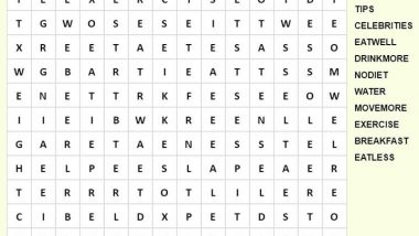 Weight Loss Tips Word Search