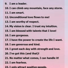 33 affirmations to build confidence
