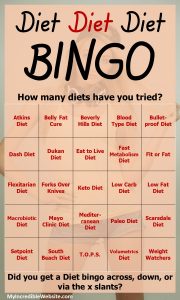 Diet Diet Diet Bingo